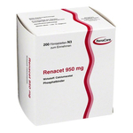 Renacet 950 mg Filmtabletten – PZN 4103381 – PZN 4103381