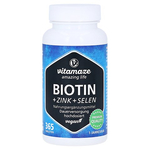 BIOTIN 10 mg hochdosiert+Zink+Selen Tabletten – PZN 12580505 – PZN 12580505