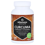 CURCUMA+PIPERIN+Vitamin C vegan Kapseln – PZN 12580511