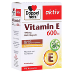 DOPPELHERZ Vitamin E 600 N Weichkapseln – PZN 10057811
