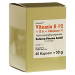 Vitamin B12 + B6 + Folsäure Komplex N Kapseln – PZN 93071
