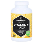 VITAMIN C 1000 mg hochdosiert+Zink vegan Tabletten – PZN 12741411