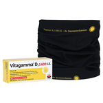 Vitagamma D3 5.600 I.E .Vitamin D3 NEM + gratis Loop-Schal Vitagamma – PZN 11239454