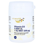 VITAMIN D3+K2 2.000 I.E./200 µg Tabletten – PZN 14444947
