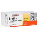 Biotin-ratiopharm 5mg – PZN 3659722