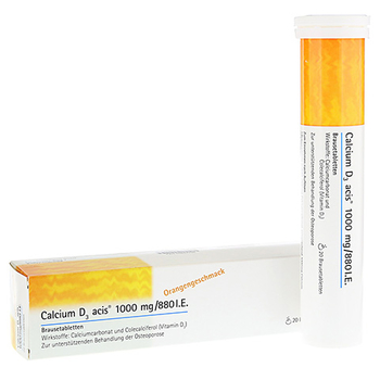 Calcium D3 acis 1000mg/880 I.E. – PZN 2842708 – PZN 2842708