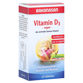 BAKANASAN Vitamin D3 Tabletten – PZN 11617821 – PZN 11617821