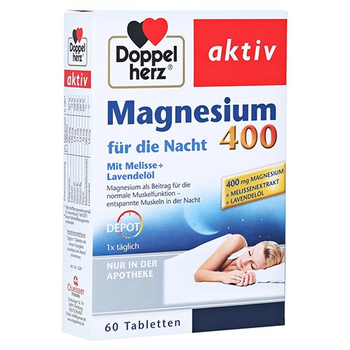Doppelherz aktiv Magnesium 400 für die Nacht – PZN 11119879 – PZN 11119879