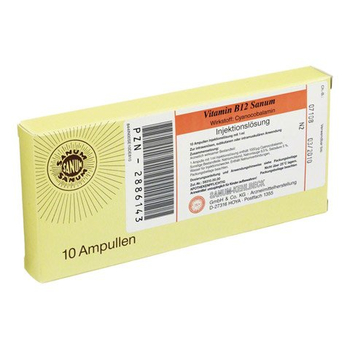 Vitamin B12 Sanum 1000µg/ml Injektionslösung – PZN 2886143 – PZN 2886143