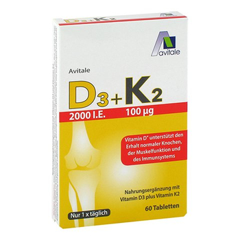 Vitamin D3+K2 2000 I.E. – PZN 15434595 – PZN 15434595