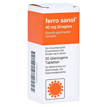 Ferro sanol 40mg Dragees – PZN 379034 – PZN 379034