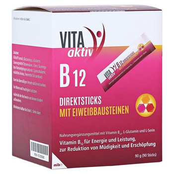 VITA AKTIV B12 Direktsticks mit Eiweißbausteinen – PZN 15735500 – PZN 15735500