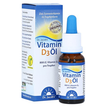 VITAMIN D3 ÖL Dr.Jacob's Tropfen – PZN 10038446 – PZN 10038446