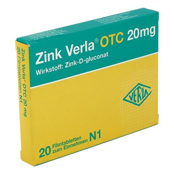 Zink Verla OTC 20mg – PZN 3000526 – PZN 3000526
