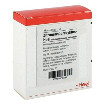 ZITRONENSÄUREZYKLUS Heel Ampullen – PZN 6156039 – PZN 6156039