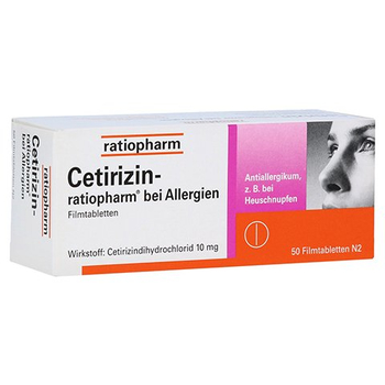 Cetirizin-ratiopharm bei Allergien – PZN 2158159 – PZN 2158159
