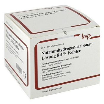 NATRIUMHYDROGENCARBONAT-Lösung 8,4% Köhler – PZN 2782828 – PZN 2782828