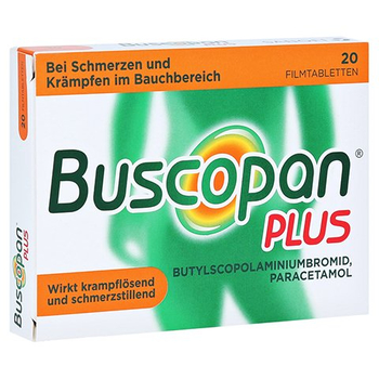 Buscopan plus 10mg/500mg – PZN 2483617 – PZN 2483617