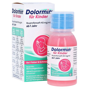 Dolormin für Kinder Ibuprofensaft 40mg/ml – PZN 11528543 – PZN 11528543