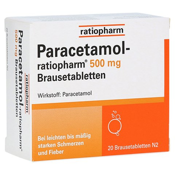 Paracetamol-ratiopharm 500mg – PZN 8704083 – PZN 8704083