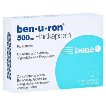 Ben-u-ron 500mg – PZN 2710740 – PZN 2710740