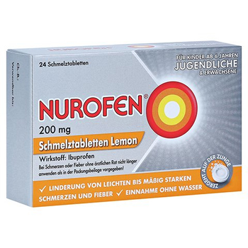 Nurofen 200 mg Schmelztabletten Lemon – PZN 11550548 – PZN 11550548