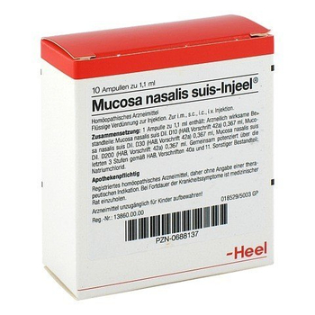 MUCOSA nasalis suis Injeel Ampullen – PZN 688137 – PZN 688137