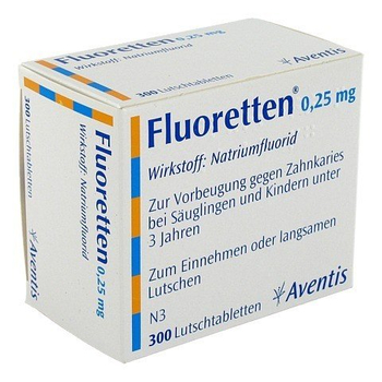 Fluoretten 0,25mg – PZN 2477924 – PZN 2477924