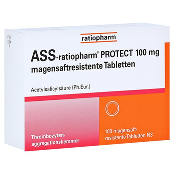 ASS-ratiopharm PROTECT 100mg magensaftr. – PZN 15577596 – PZN 15577596