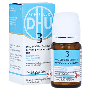 BIOCHEMIE DHU 3 Ferrum phosphoricum D 12 Tabletten – PZN 274016 – PZN 274016