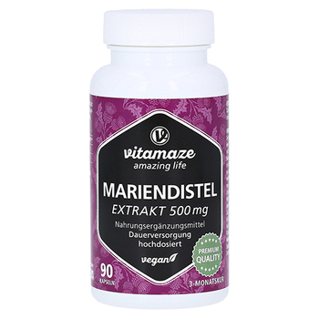 MARIENDISTEL 500 mg Extrakt hochdosiert vegan Kps. – PZN 15398037 – PZN 15398037