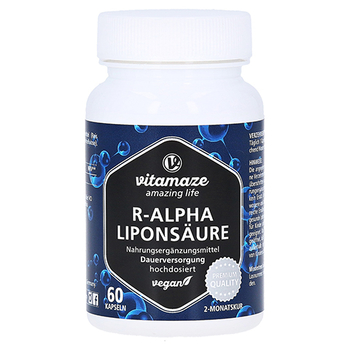 R-ALPHA-LIPONSÄURE 200 mg hochdosiert vegan Kaps. – PZN 13947505 – PZN 13947505