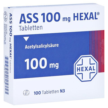 ASS 100mg HEXAL – PZN 7402210 – PZN 7402210