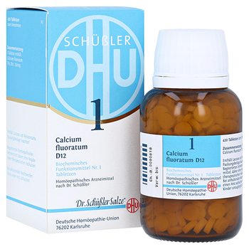 BIOCHEMIE DHU 1 Calcium fluoratum D 12 Tabletten – PZN 6583959 – PZN 6583959