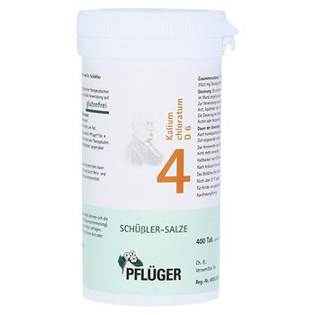 BIOCHEMIE Pflüger 4 Kalium chloratum D 6 Tabletten – PZN 6318915 – PZN 6318915