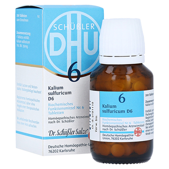BIOCHEMIE DHU 6 Kalium sulfuricum D 6 Tabletten – PZN 2580651 – PZN 2580651