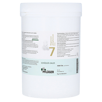 BIOCHEMIE Pflüger 7 Magnesium phosphoricum D 6 Tab – PZN 6319369 – PZN 6319369