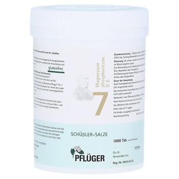 BIOCHEMIE Pflüger 7 Magnesium phosphoricum D 6 Tab – PZN 6319352 – PZN 6319352