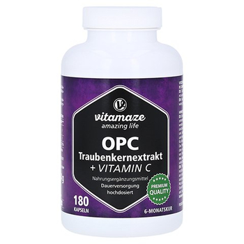 OPC TRAUBENKERNEXTRAKT hochdosiert+Vitamin C Kaps. – PZN 12580586 – PZN 12580586