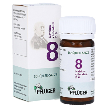 BIOCHEMIE Pflüger 8 Natrium chloratum D 6 Tabl. – PZN 6319375 – PZN 6319375