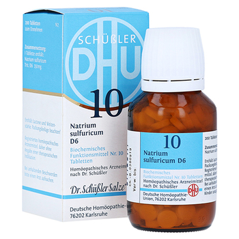 BIOCHEMIE DHU 10 Natrium sulfuricum D 6 Tabletten – PZN 2580881 – PZN 2580881