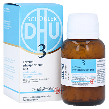 BIOCHEMIE DHU 3 Ferrum phosphoricum D 12 Tabletten – PZN 6584019 – PZN 6584019