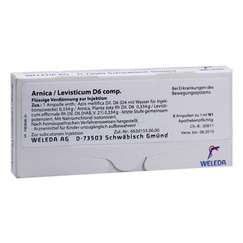 ARNICA/LEVISTICUM D 6 comp.Ampullen – PZN 1618558 – PZN 1618558
