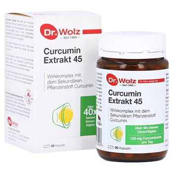Dr. Wolz Curcumin Extrakt 45 Kapseln – PZN 10793390 – PZN 10793390