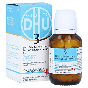 BIOCHEMIE DHU 3 Ferrum phosphoricum D 6 Tabletten – PZN 2580473 – PZN 2580473