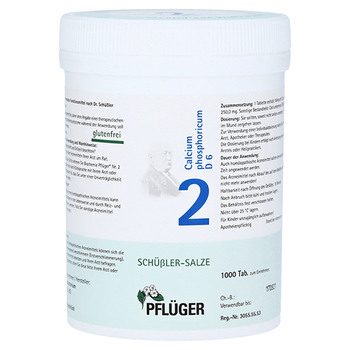 BIOCHEMIE Pflüger 2 Calcium phosphoricum D 6 Tabl. – PZN 6318795 – PZN 6318795