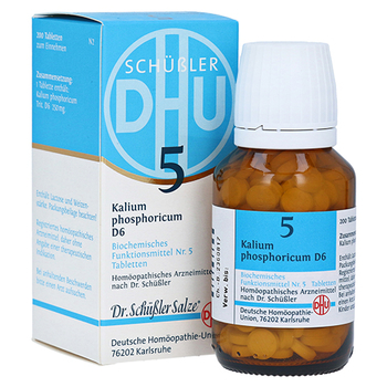 BIOCHEMIE DHU 5 Kalium phosphoricum D 6 Tabletten – PZN 2580585 – PZN 2580585