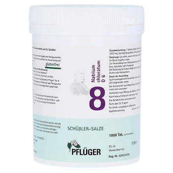 BIOCHEMIE Pflüger 8 Natrium chloratum D 6 Tabl. – PZN 6319406 – PZN 6319406