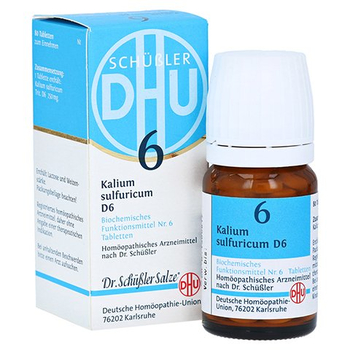 BIOCHEMIE DHU 6 Kalium sulfuricum D 6 Tabletten – PZN 274275 – PZN 274275