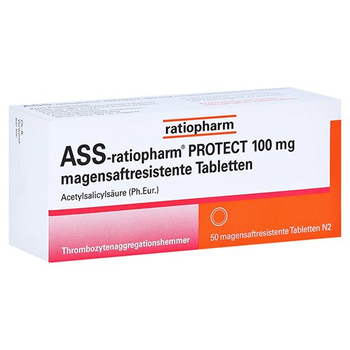 ASS-ratiopharm PROTECT 100mg magensaftr. – PZN 15577567 – PZN 15577567